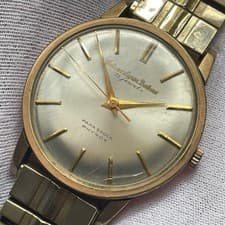 Citizen Super Deluxe 25J Manual Wind Vintage Men's Watch Silver Dial 35mm