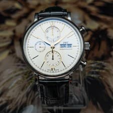2020 IWC Portofino Chronograph Silver-Plated Dial 42mm – IW391031 | Full Set