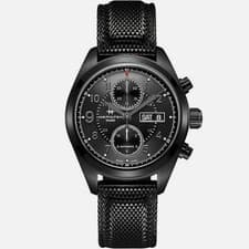 Hamilton Khaki Field Auto Chrono 42mm Black Dial Day-Date Men's Watch New