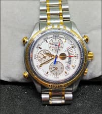 SEIKO Vintage Cruising Master Barometer Moon 7K36-6A00 Quartz Watch Used From JP