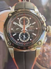 Seiko Sportura Honda F1 Racing Team Chronograph Men's Watch 7T62-0GR0 SNA749