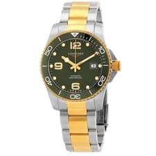 Longines Hydro Conquest Automatic Green Dial Men's Watch L3.781.3.06.7