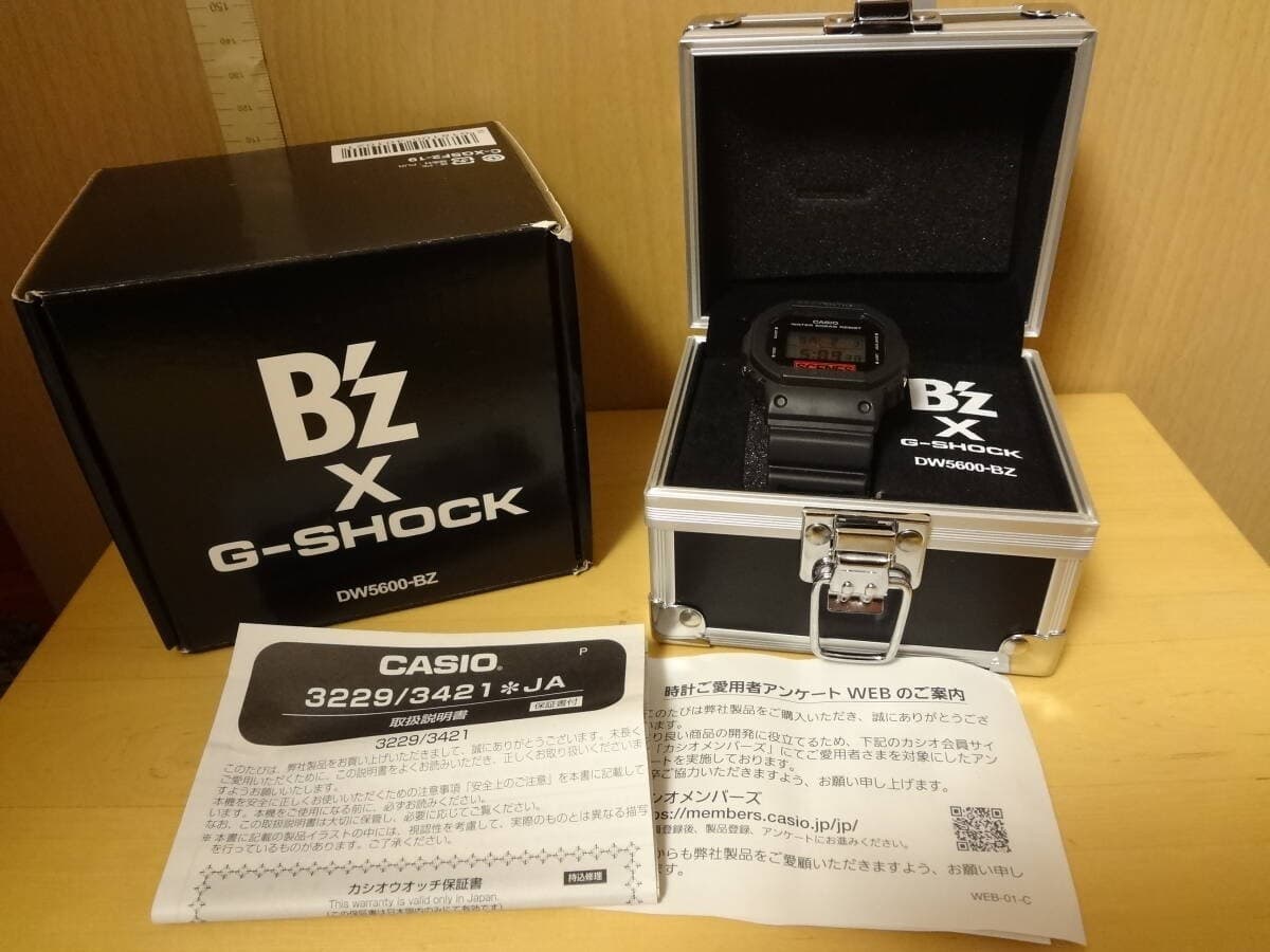 CASIO G-SHOCK DW-5600T-BZ B’z 30th Anniersary Collaboration el EL Black SCENES