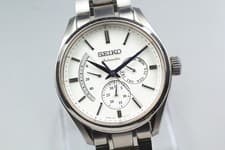 Near MINT SEIKO Presage SARW021 6R21-01B0 AT DayDate White Dial Men's From Japan