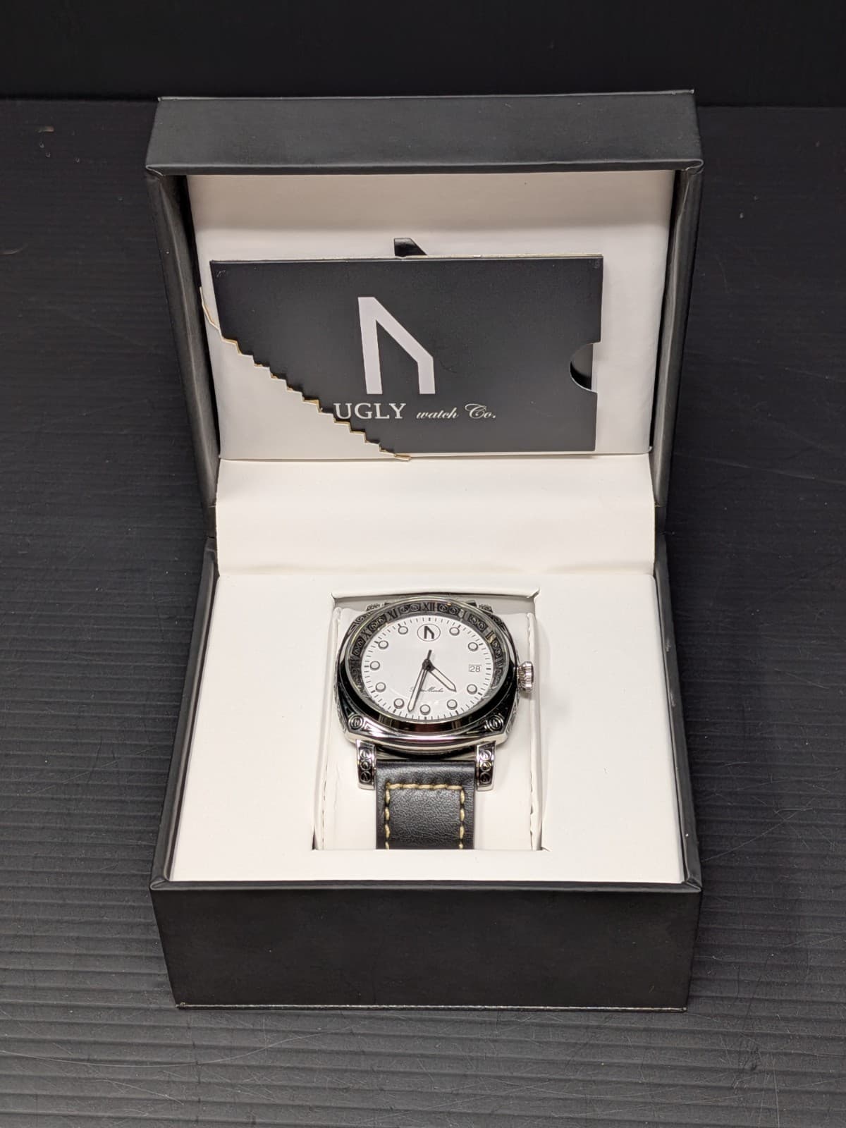 The Ugly Watch Co RM1 Rista Marka Automatic Mens Watch White Dial Box