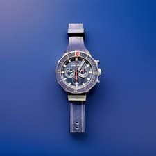 Ulysse Nardin 1503-170 Chronograph Titanium 44 mm Blue Diver Automatic 🔥