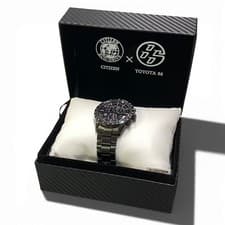 Citizen Toyota 86 Hachiroku Black Stainless Steel Watch Men’s