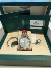 Rolex Datejust 41 Silver Dial Two Tone Jubilee 126333 Box Papers 2017