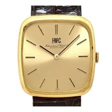 IWC Schaffhausen Old IWC Cushion Case Cal.423 2572 Men's Watch From Japan w0413