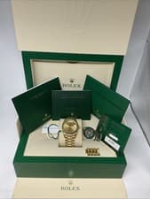 ROLEX DAY-DATE Presidential 18K Yellow Gold w/Box and Papers Ref.128238. 173.4Gr