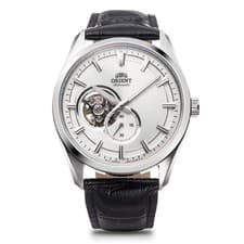 Orient RN-AR0003S Semi-Skeleton Automatic Men's Watch Leather Strap from Japan