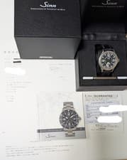 [Serviced] Sinn 856 UTC Tegimented Automatic Pilot Watch 40mm with New Strap