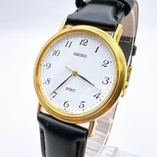 Working Men's Quartz Watch White Dial G-Case