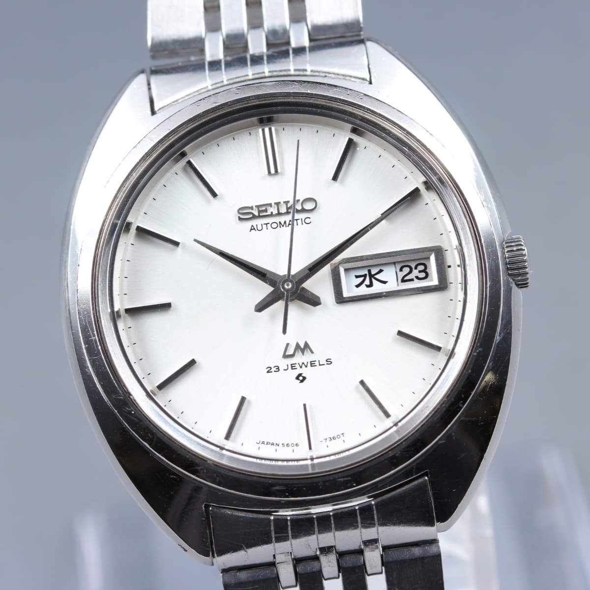 1972 [Near Mint] SEIKO LORD MATIC 5606-7150 Kanji Automatic Men's Watch JAPAN