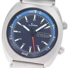 Sinn Instrument watch 240.ST.GZ Day date black Dial Automatic Men's Watch_949268