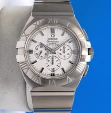 Mens Omega Constellation Double Eagle Co-Axial Chronograph Watch 41MM - 1514.20