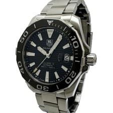 TAG Heuer Aquaracer Date WAY211A Automatic Caliber 5 Black Dial  Men's Watch