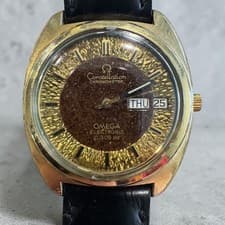 Vintage Swiss Omega Constellation F300Hz electronic Chronometer watch, Day Date