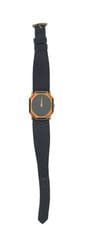 Piaget RARE 9341 18k Yellow Gold Octagonal Onyx Dial Manual Ladies Watch 24mm
