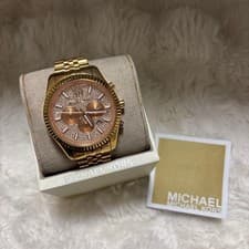 Michael Kors RoGPave Chronograph Watch Blue Dial B