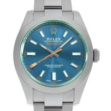 ROLEX Milgauss Z Blue 116400GV blue Random Number second hand mens