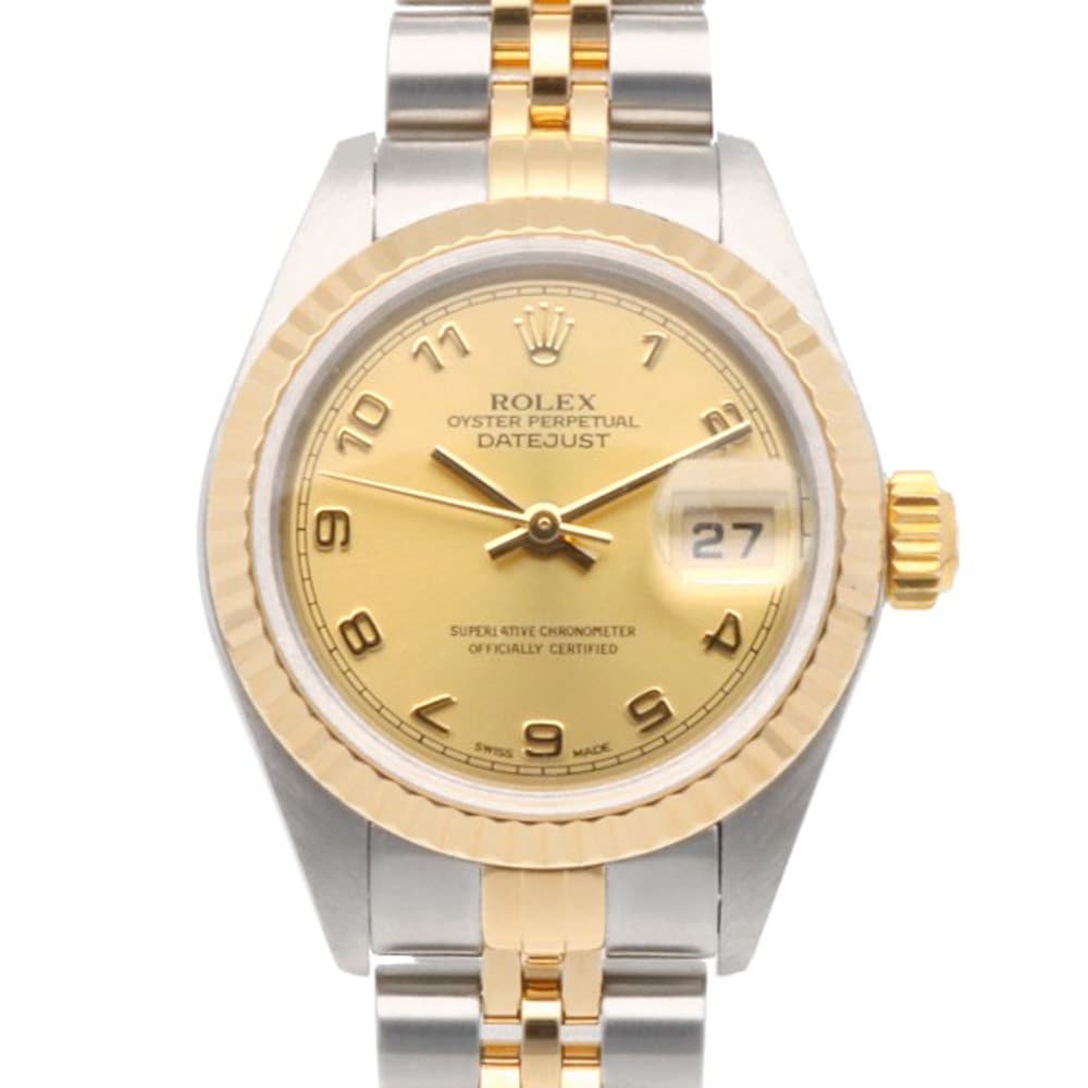 ROLEX Datejust Watches 79173 K18 yellow gold Stainless Steel Y-number used