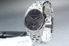 [Near MINT] Hamilton Jazzmaster Small Second H384110 Gray Dial Quartz Mens Watch