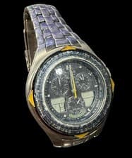 Citizen Eco-Drive Skyhawk Blue Angels Chronograph Ana-Digi Men's Watch C651