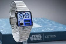 *Top MINT* Citizen Ana-Digi 8989-S127416 Star Wars R2-D2 Model Mens Quartz Watch