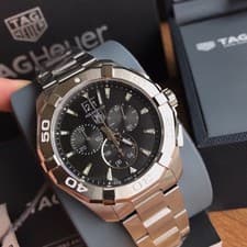 New  TAG Heuer TAG HEUER CAY1110.BA0927 Aquaracer Chronograph Men s Watch Black