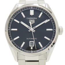 Tag Heuer WBN2110 Carrera Calibre 5 39mm Black Automatic Box Papers Men's Watch/
