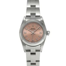 ROLEX Oyster Perpetual 76080 Pink Ladies Used Watch #411121