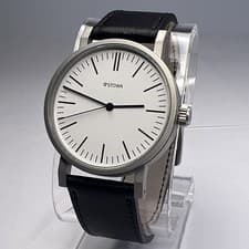 Stowa 2023 Antea 1919 39mm Steel Automatic Watch Bauhaus White Dial Box & Papers