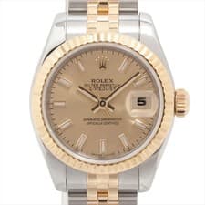 Rolex Lady Datejust 179173 SS×YG SS×YG AT Champagne-Face