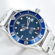 Omega Seamaster 300M Professional 2583.80 Quartz 28mm Navy Dial Steel Watch