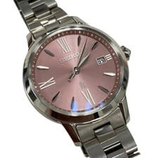 Seiko Lukia SSVW219 Radio Wave Solar Pink Dial Date Ladies' Watch Made in Japan