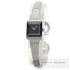 Gucci 128.5 Square Face Stainless Steel Ladies Wristwatch Used