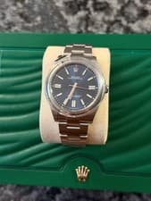 NEW 2023 Rolex Oyster Perpetual 124300 Silver Oyster Bracelet with Blue Dial