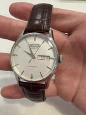 Tissot Visodate Automatic,  40mm, Brown Leather, White Dial T019430B