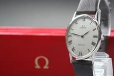 [Near MINT] Vintage OMEGA Geneve Cal.625 Roman Dial Oval Manual Unisex Watch