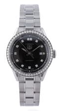 TAG Heuer Carrera Automatic Black - 27mm - WV2412 - Diamond Dial & Bezel - £5500