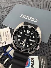 SEIKO Model SRPE93 Prospex "Turtle" Dive Watch 45mm Black Dial/Bezel BRAND NEW!!