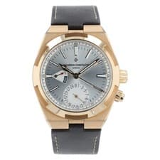 Vacheron Constantin Overseas Silver Dial 18k Rose Gold 41mm Men's Watch 7900V