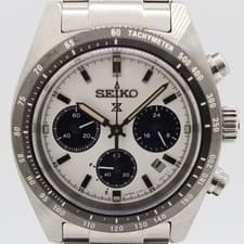 Seiko Prospex V192-0AF0 Solar Date Chronograph White Working