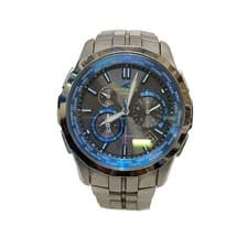 CASIO OCEANUS SLV Analog Watch Solar Silver Vintage Japan Limited Edition