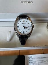 Seiko Astron Origin SBXY035 Quartz Dress Watch 41mm Titanium dile Leather Used