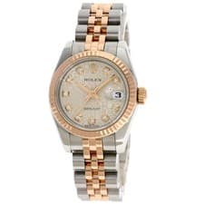 ROLEX DATEJUST 10P Diamond Watches 179171G Stainless Steel/SSxK18PG Ladies
