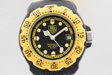 [Near MINT] TAG HEUER Formula 1 Professional 380.508 Yellow Women Quartz Watch