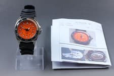 CLA'd [NEAR MINT] Seiko Scuba Samurai 7S25-00D0 SBDA005 Orange 200m AT Men Watch