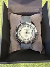 Bulova Oceanographer GMT Automatic Gray Watch 98B407 Box and Papers